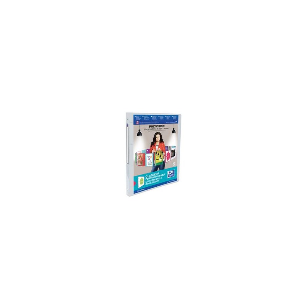 Oxford Classeur personnalisable POLYVISION, 20 mm, incolore