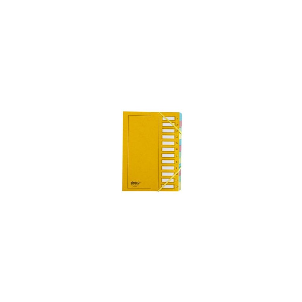 extendos Trieur à élastique série 237,12 compartiments,jaune