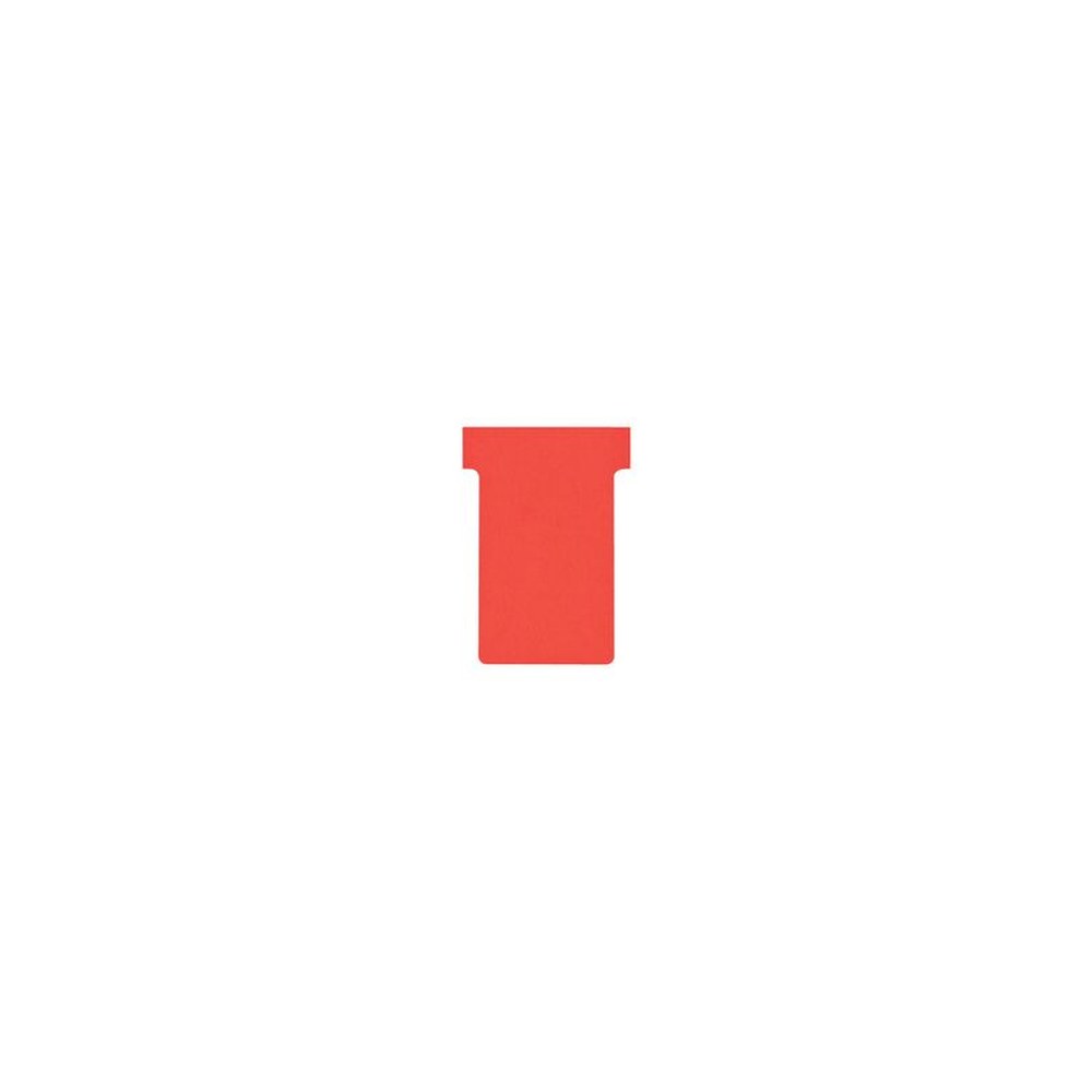 nobo Fiche T, indice 4 / 124 mm, 170 g/m2, rouge