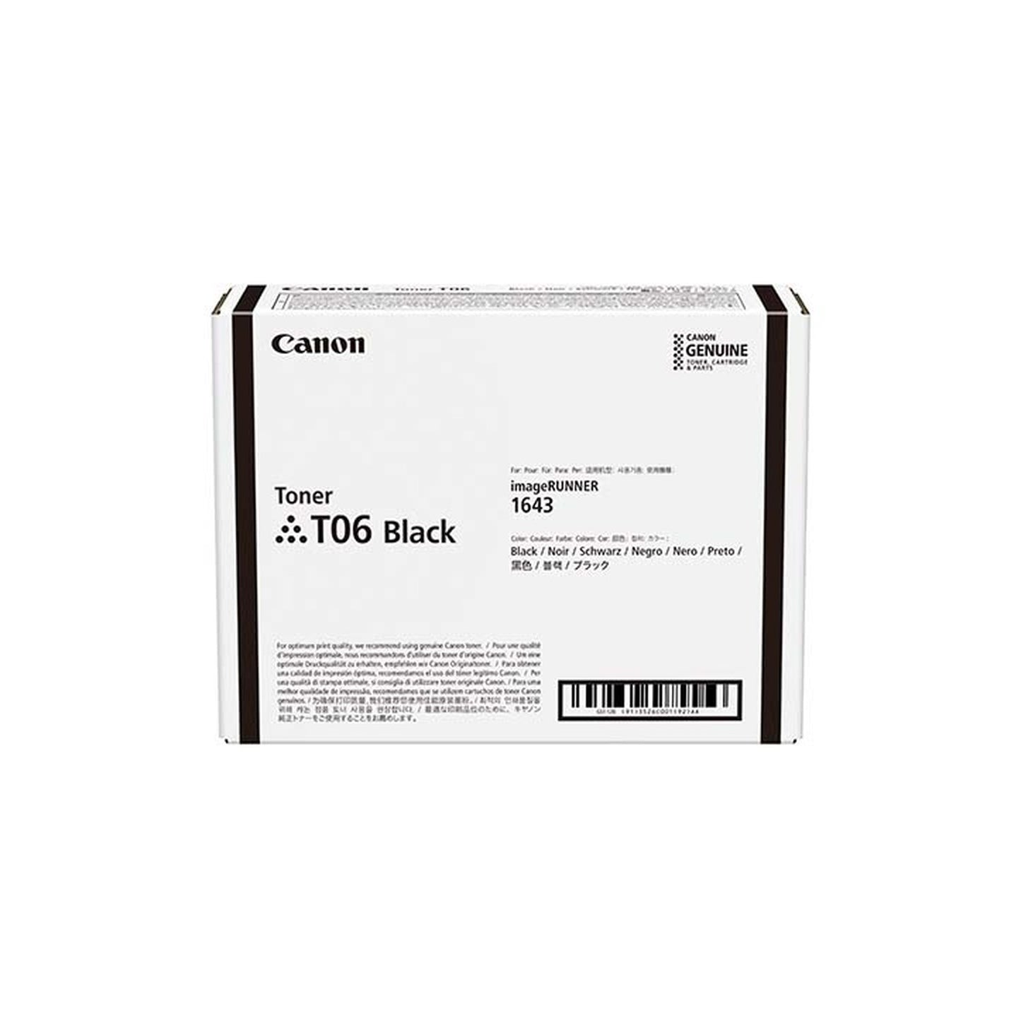 Toner d'origine Canon 3526C002 / T06 - noir