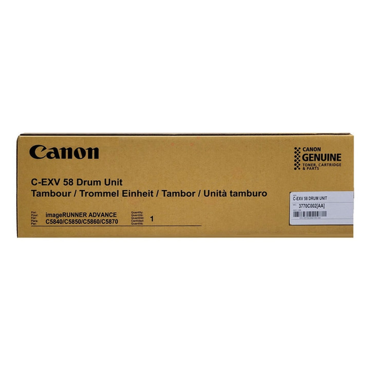 Tambour d'origine Canon 3770C002 / C-EXV 58