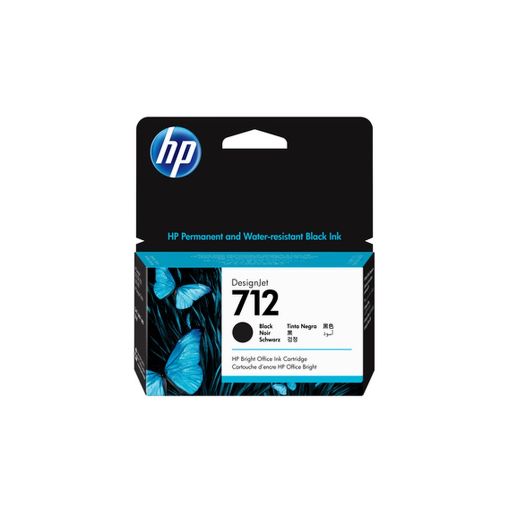 Cartouche d'origine HP 3ED70A / 712 - noire