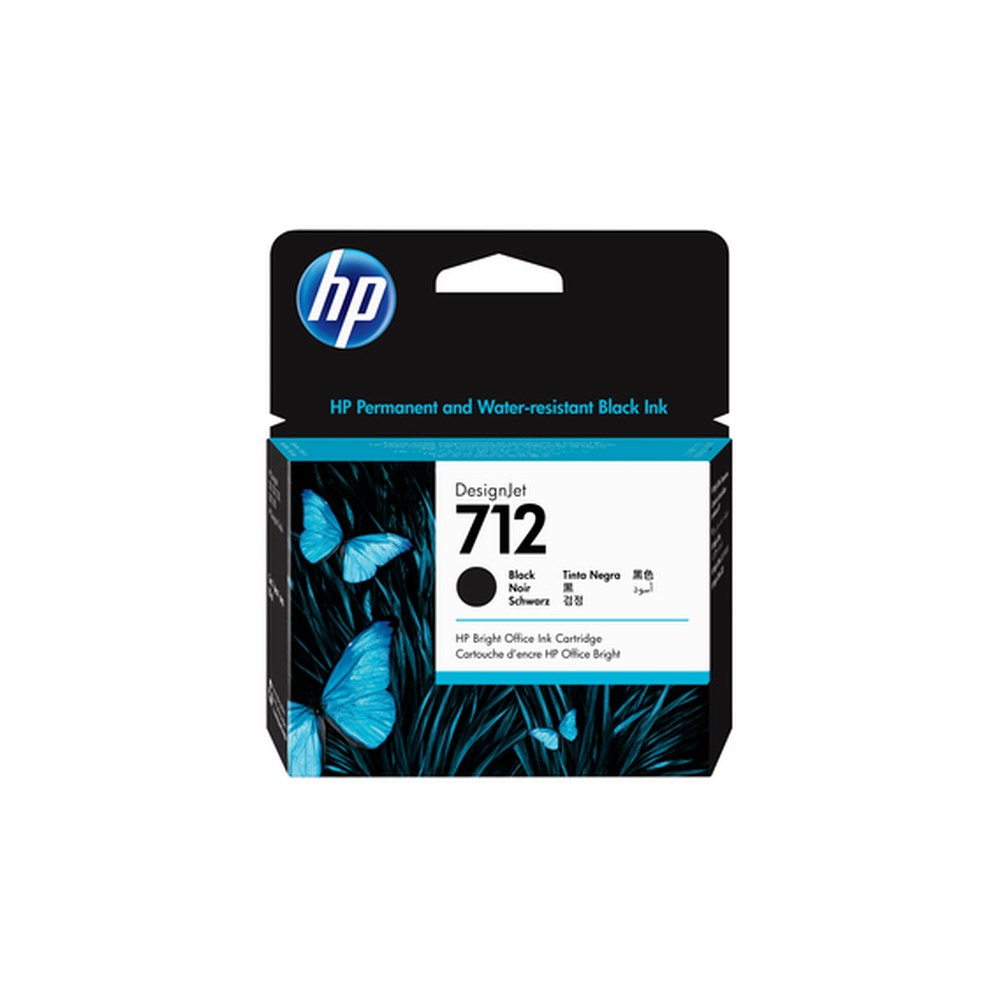 Cartouche d'origine HP 3ED71A / 712 - noire