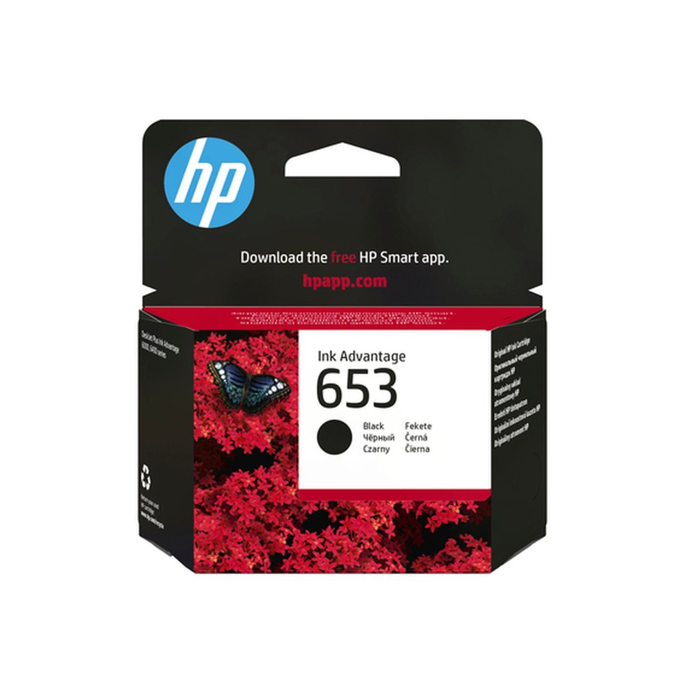 Cartouche d'origine HP 3YM75AE / 653 - noire