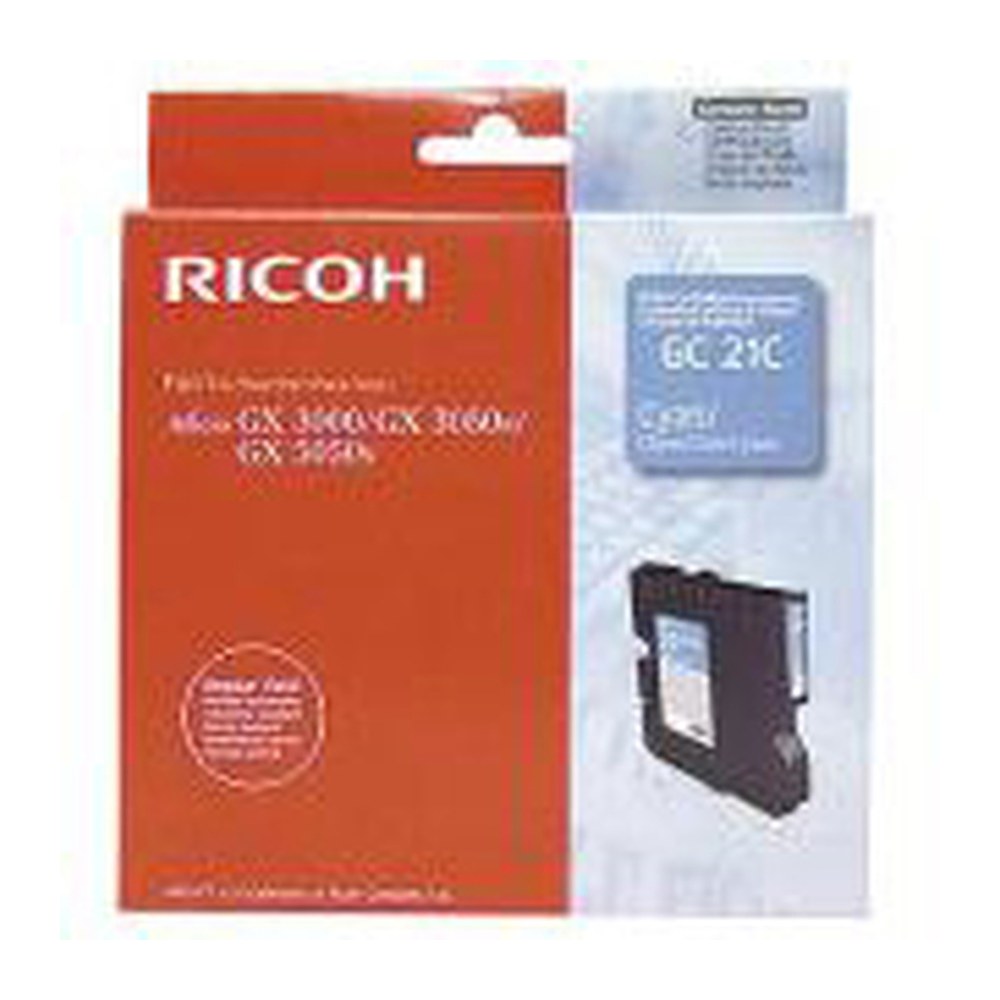 Cartouche d'origine Ricoh 405533 / GC-21 C - cyan