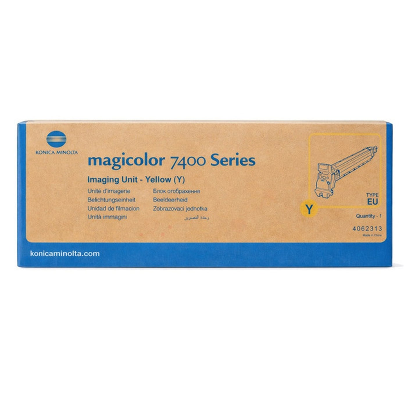 Tambour d'origine Konica Minolta 4062313 - jaune
