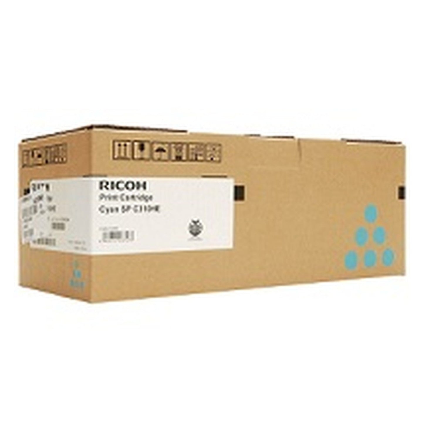 Toner d'origine Ricoh 407136 / SPC 730 - cyan