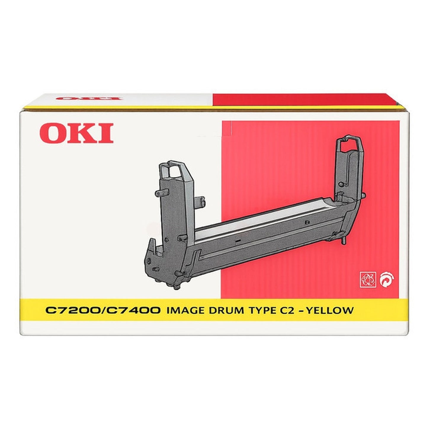 Tambour d'origine OKI 41304109 / TYPE C2 - jaune