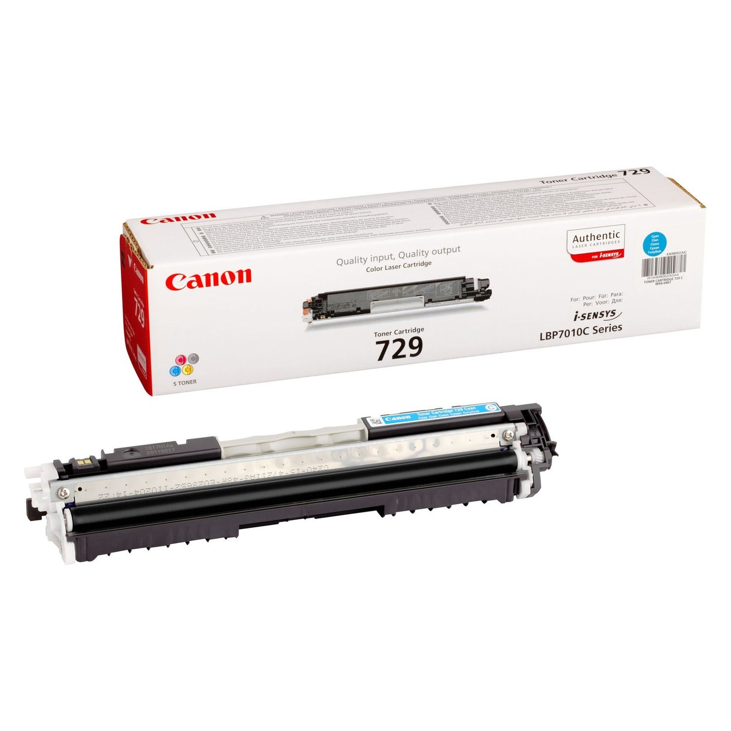 Toner d'origine Canon 4369B002 / 729 C - cyan