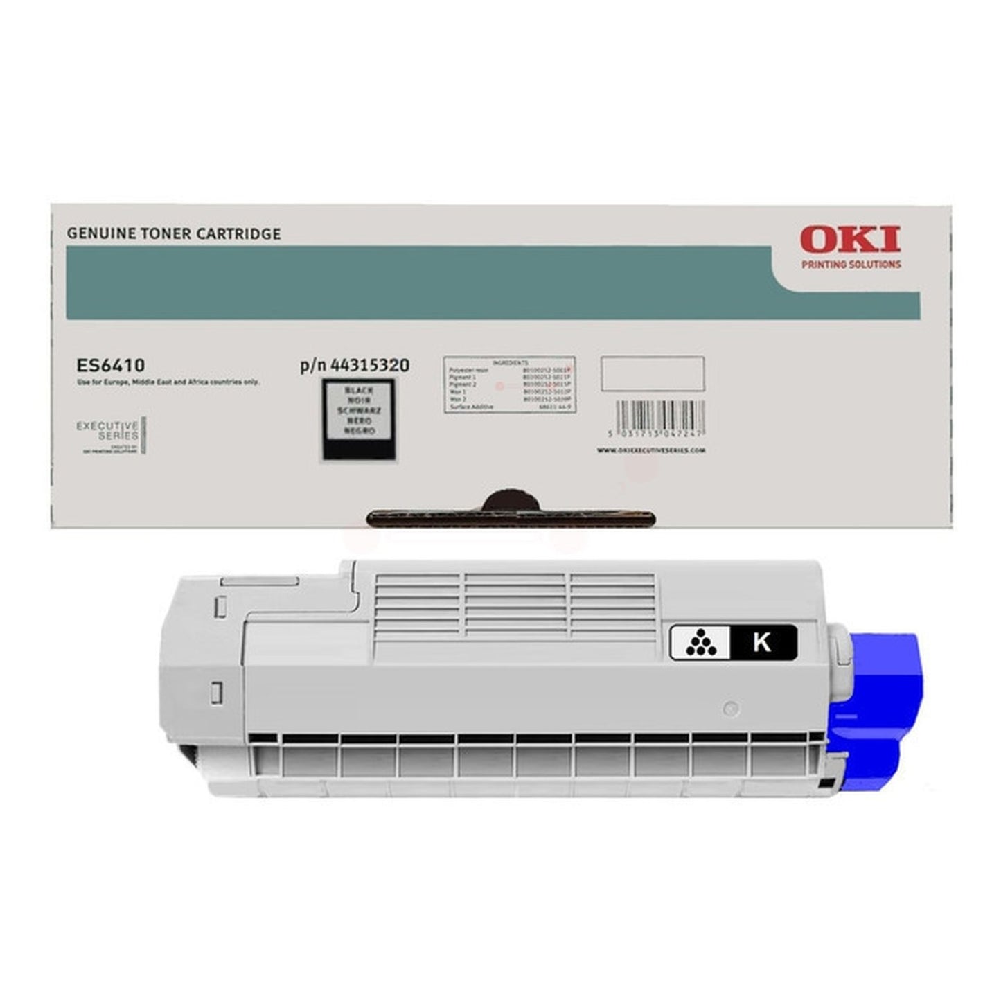 Toner d'origine OKI 44315320 - noir