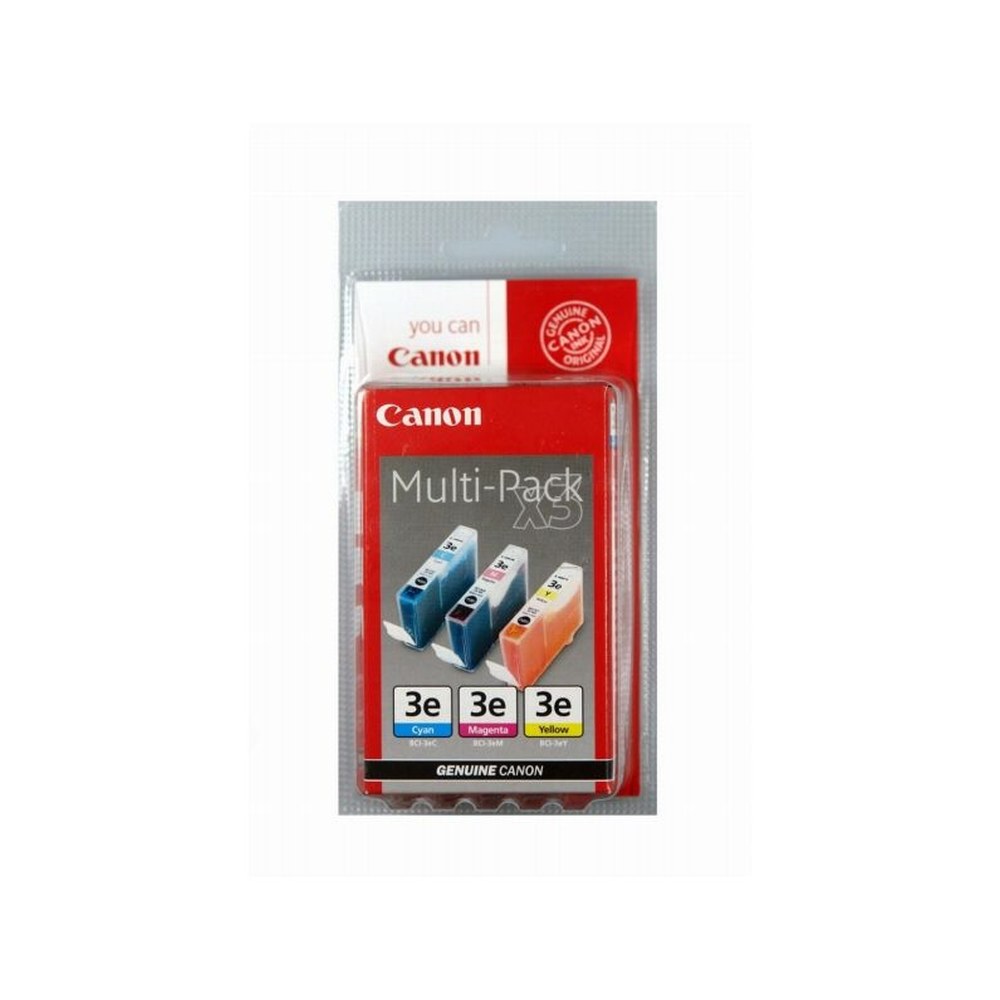 Cartouches d'origines Canon 4480A262 / BCI-3 E - multipack 3 couleurs : cyan, magenta, jaune