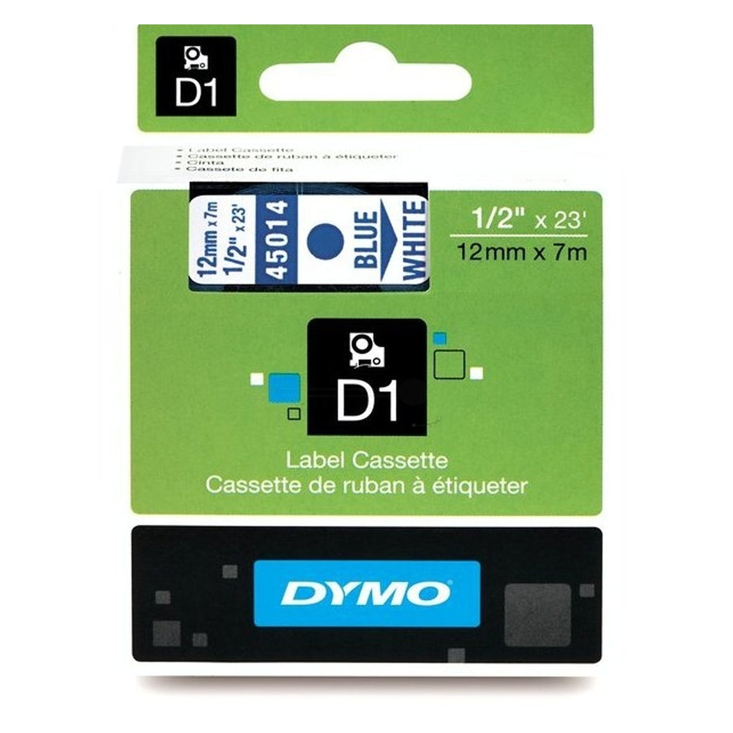Rouleau d'étiquettes d'origine Dymo 45014 / S0720540 - bleu, blanc
