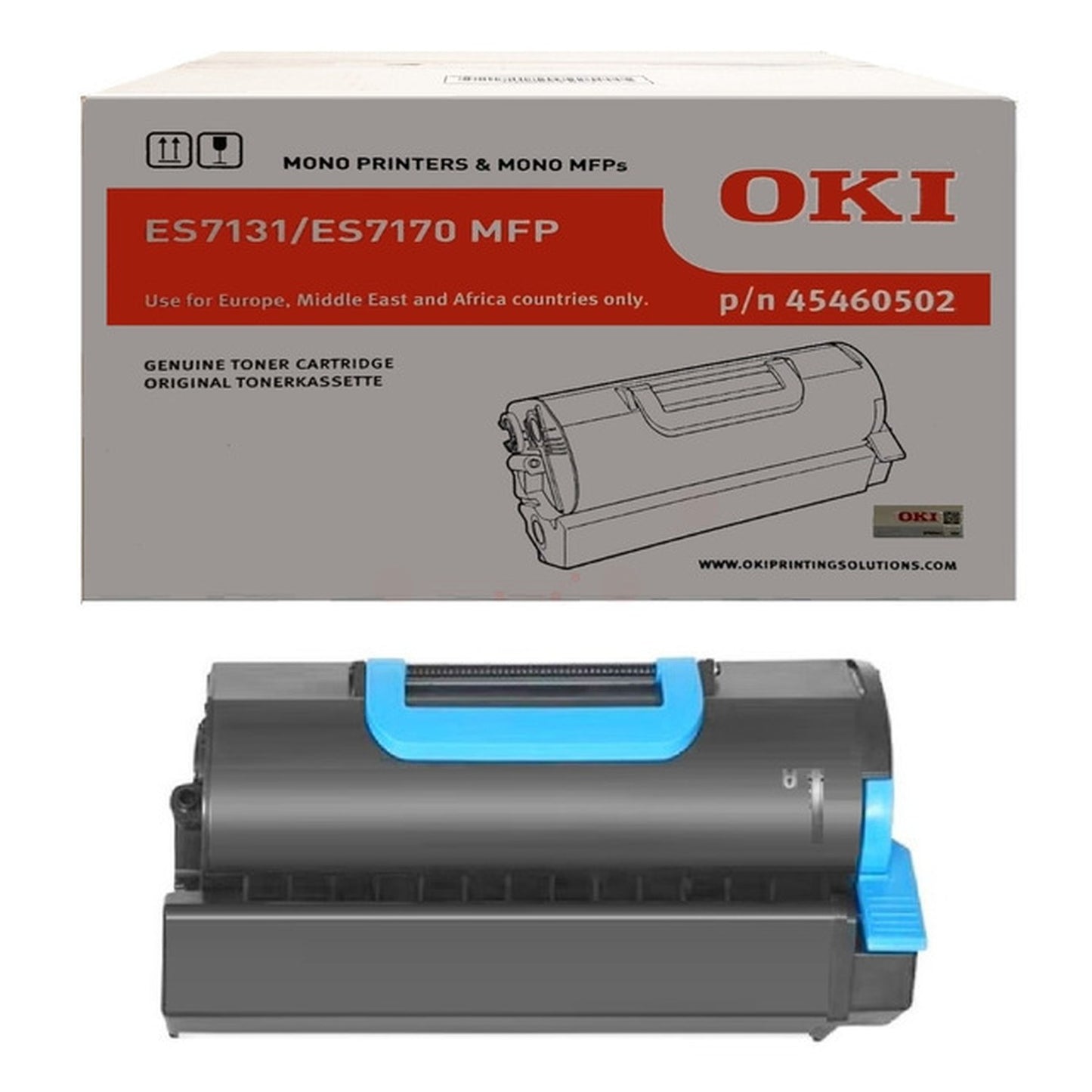 Toner d'origine OKI 45460502 - noir