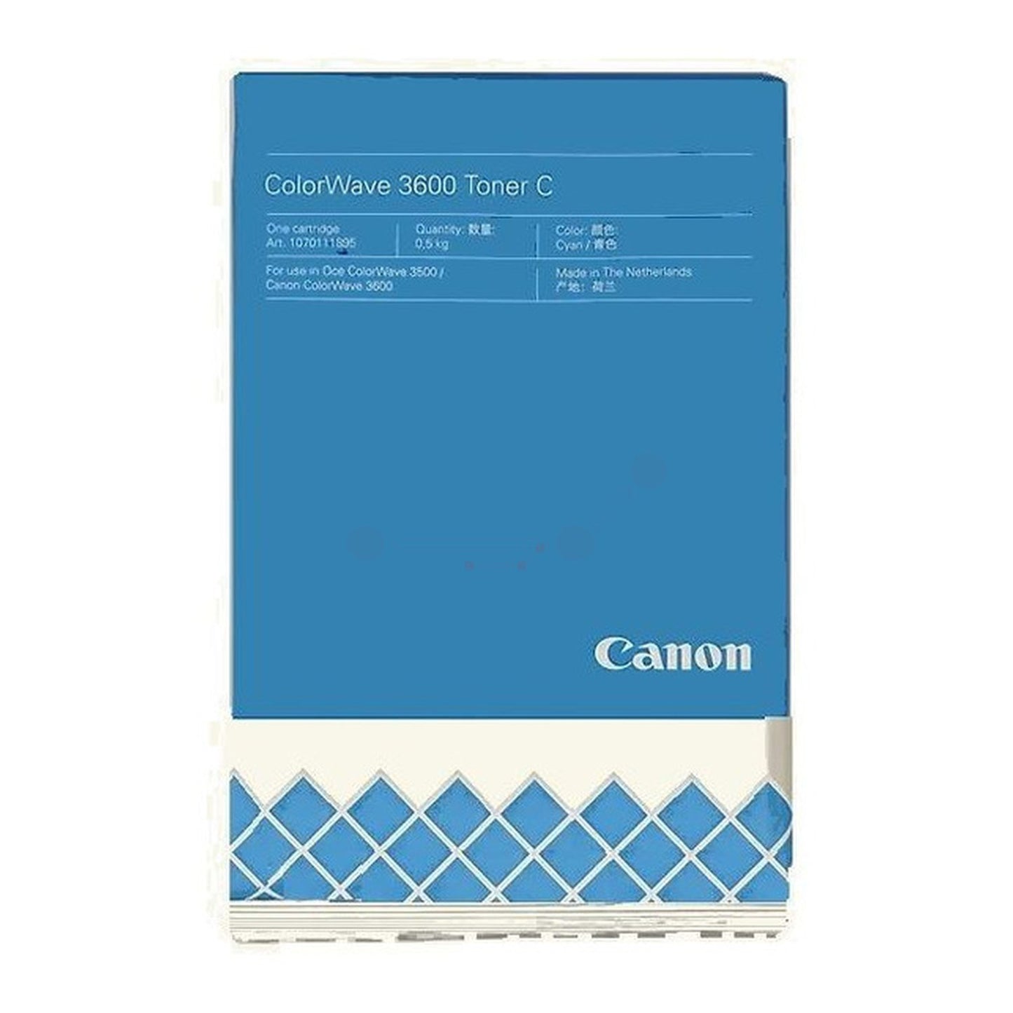 Toner d'origine Canon 4568C001 - cyan