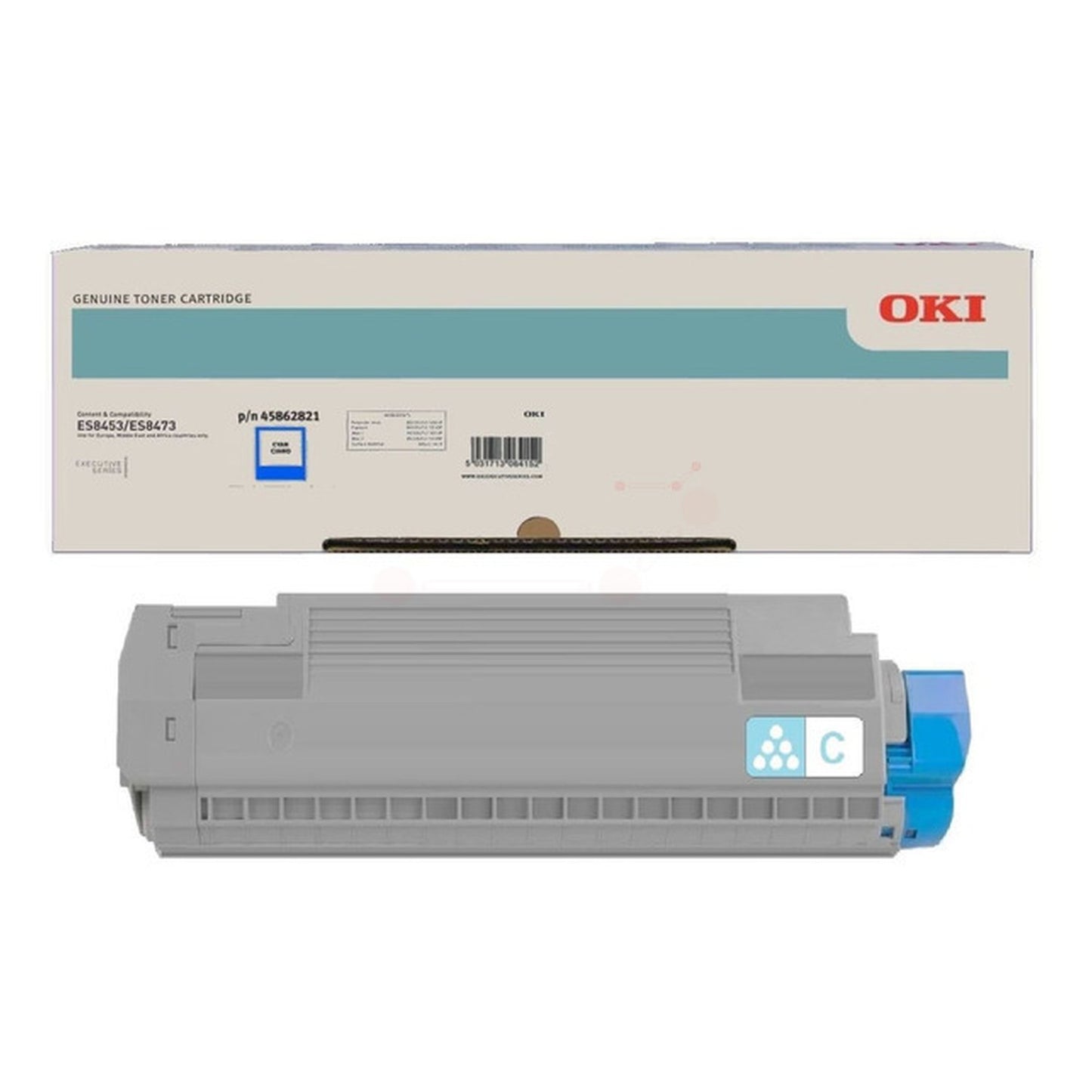 Toner d'origine OKI 45862821 - cyan
