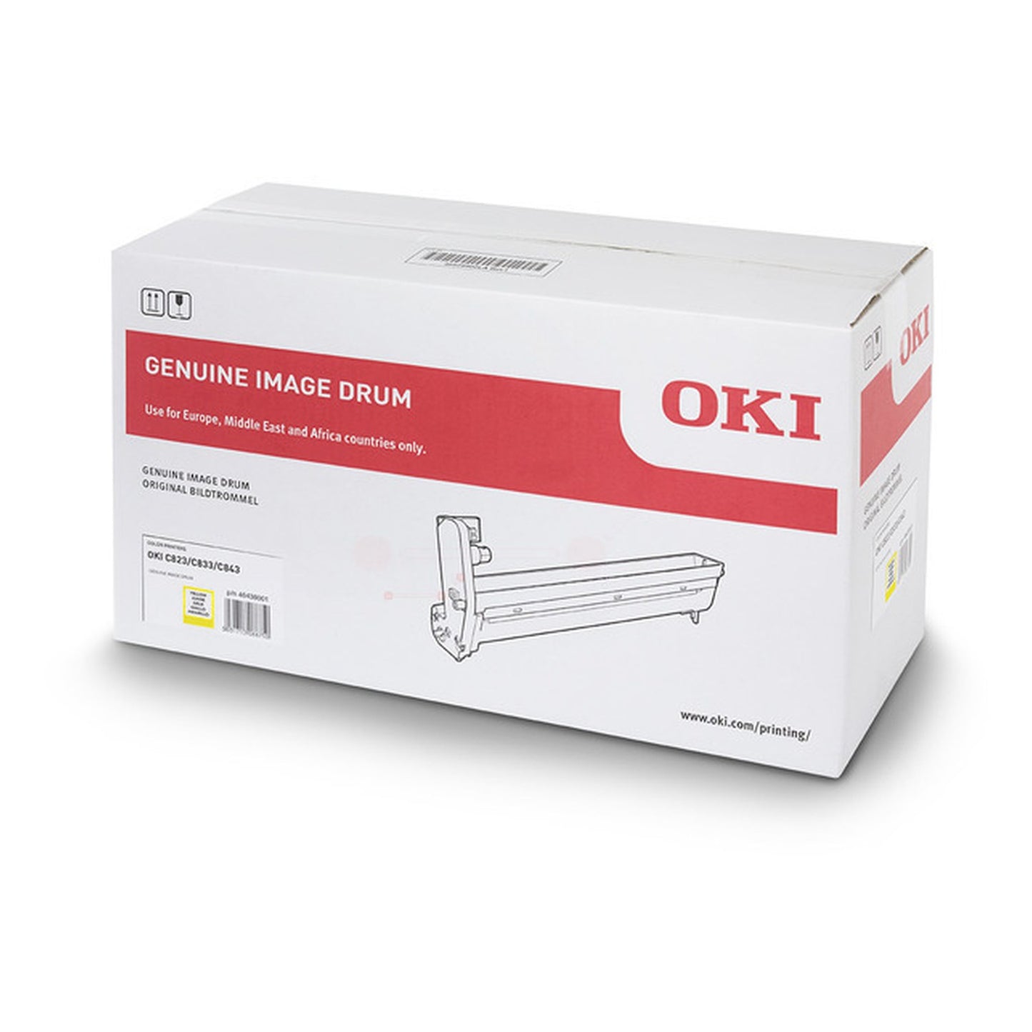 Tambour d'origine OKI 46438001 - jaune