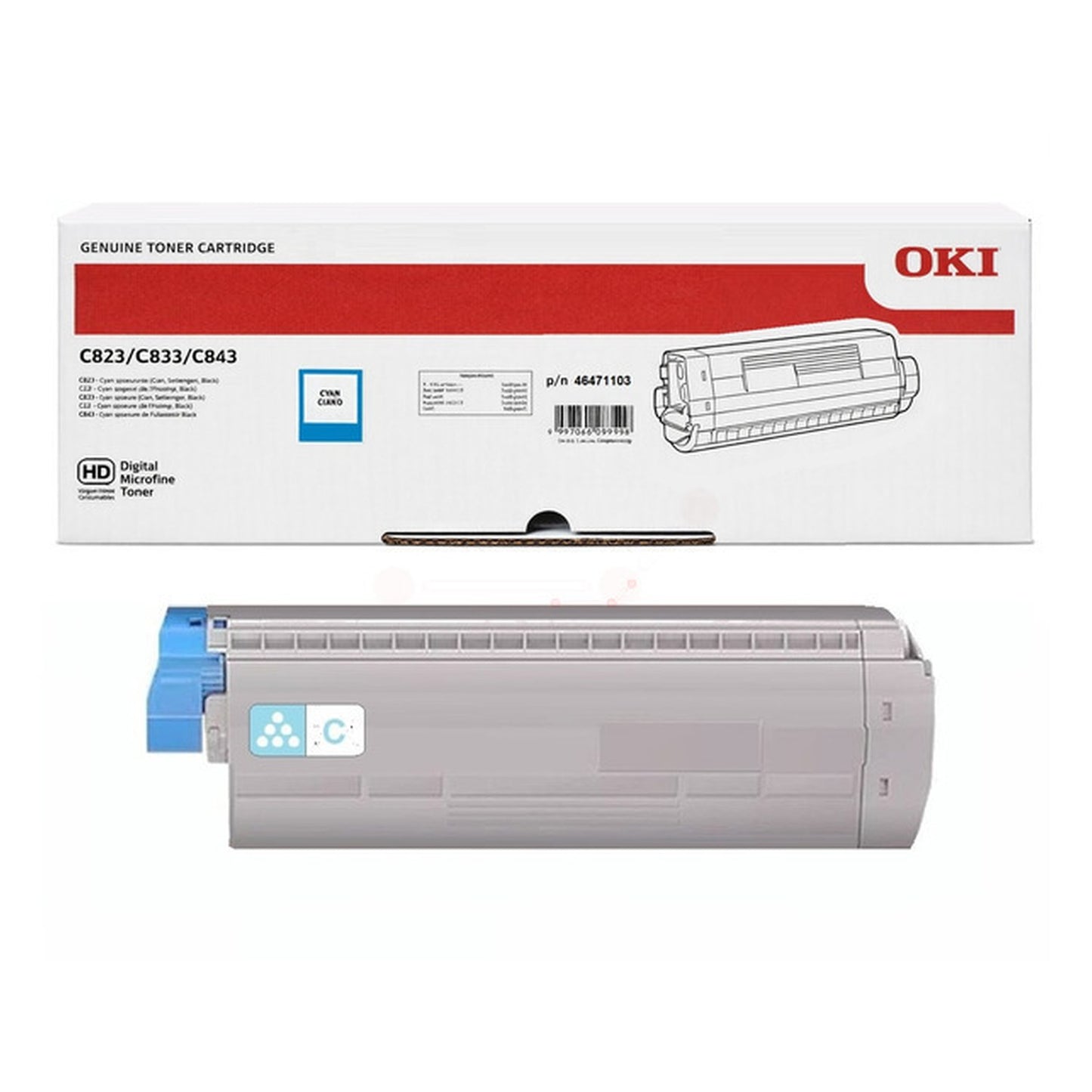 Toner d'origine OKI 46471103 - cyan