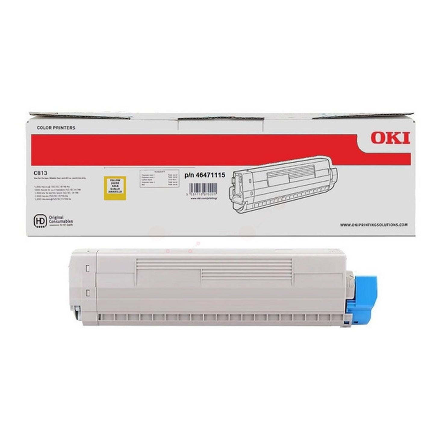 Toner d'origine OKI 46471113 - jaune