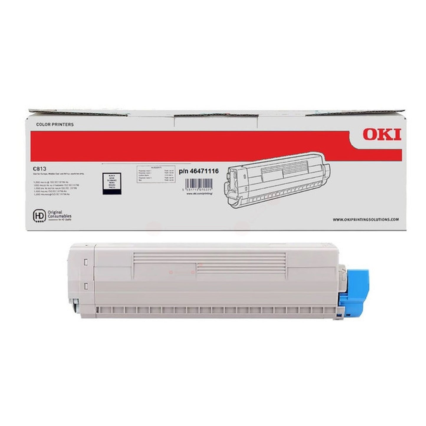 Toner d'origine OKI 46471116 - noir