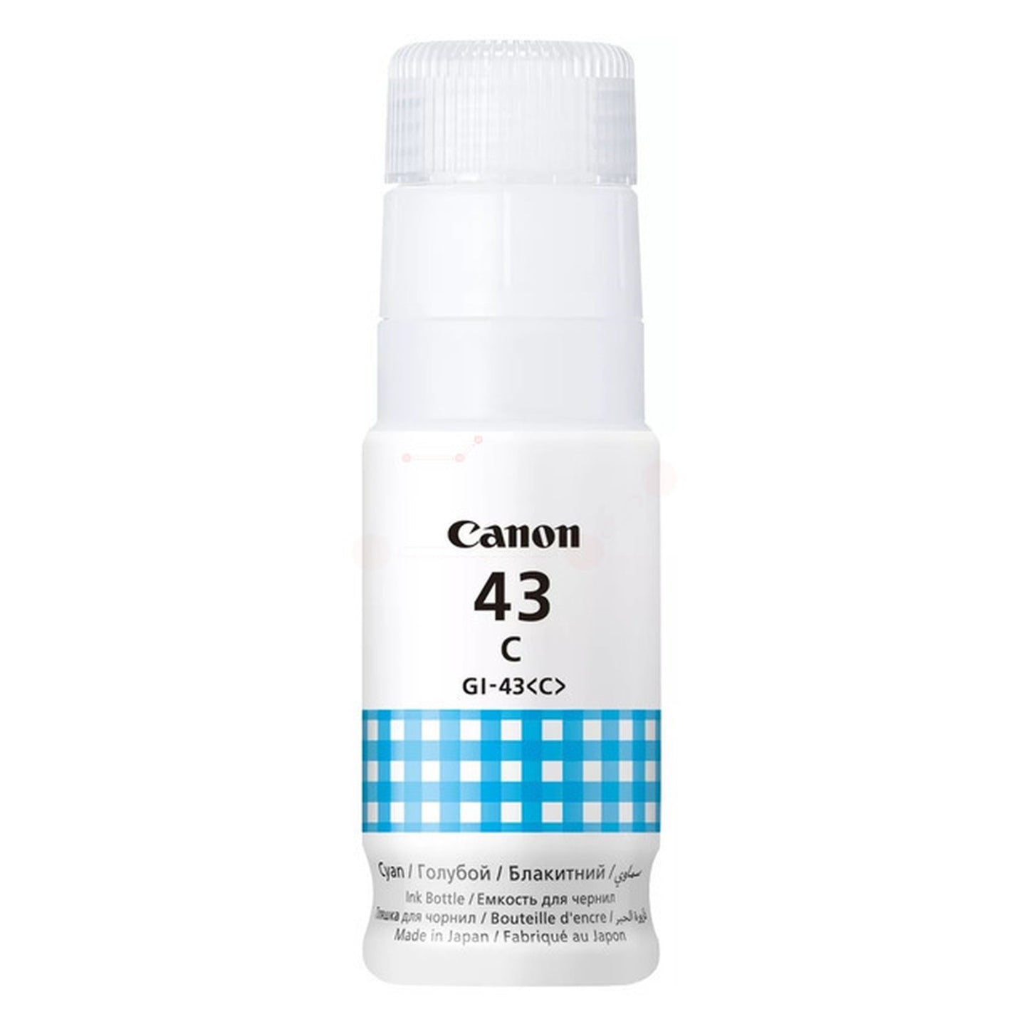 Bouteille d'encre d'origine Canon 4672C001 / GI-43 C - cyan