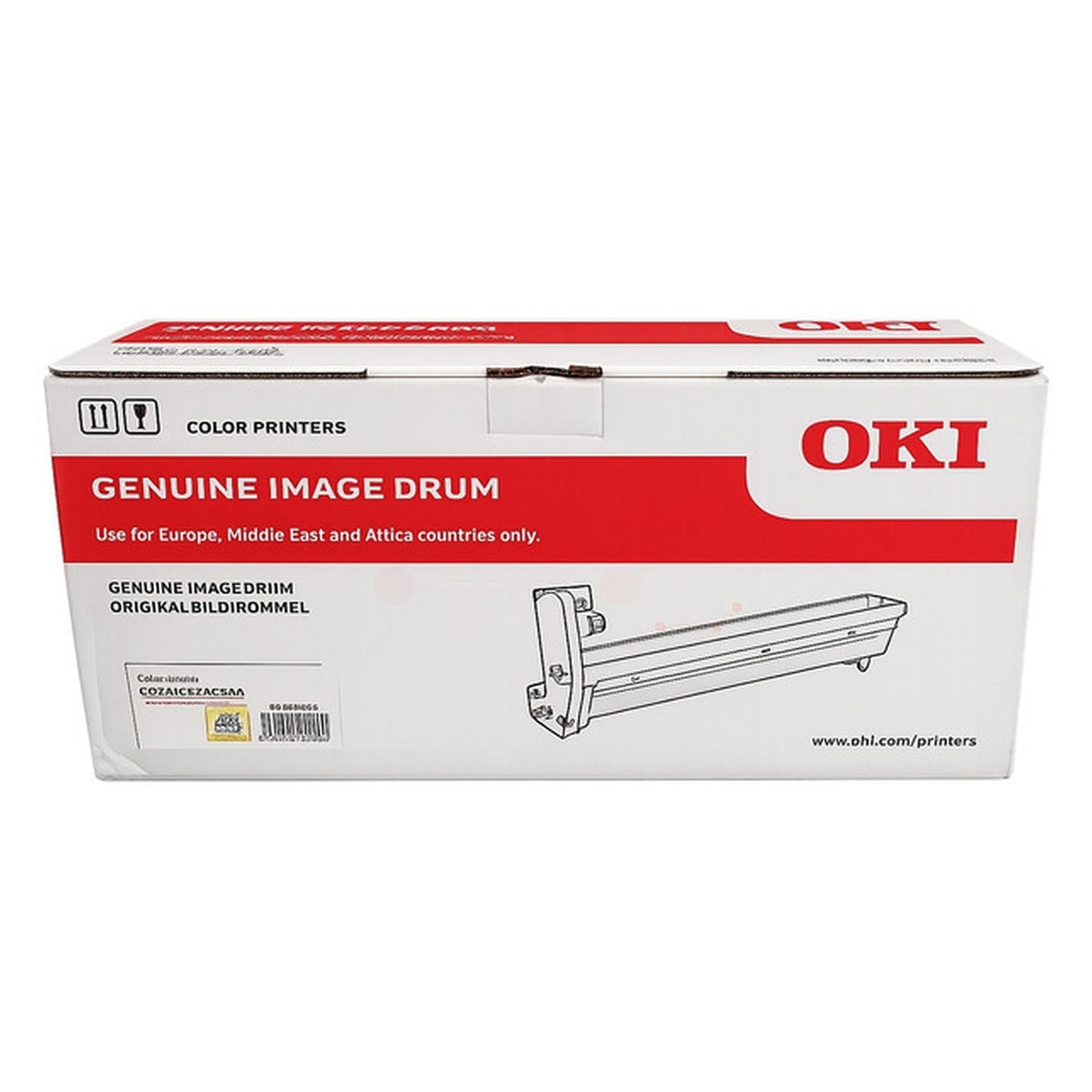 Tambour d'origine OKI 46857505 - jaune