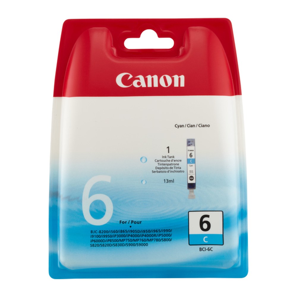 Cartouche d'origine Canon 4706A002 / BCI-6 C - cyan