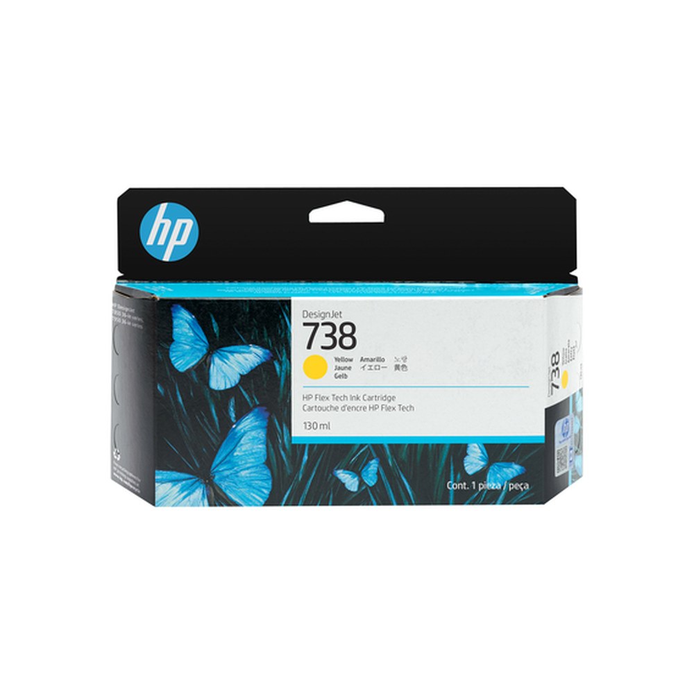 Cartouche d'origine HP 498N7A / 738 - jaune