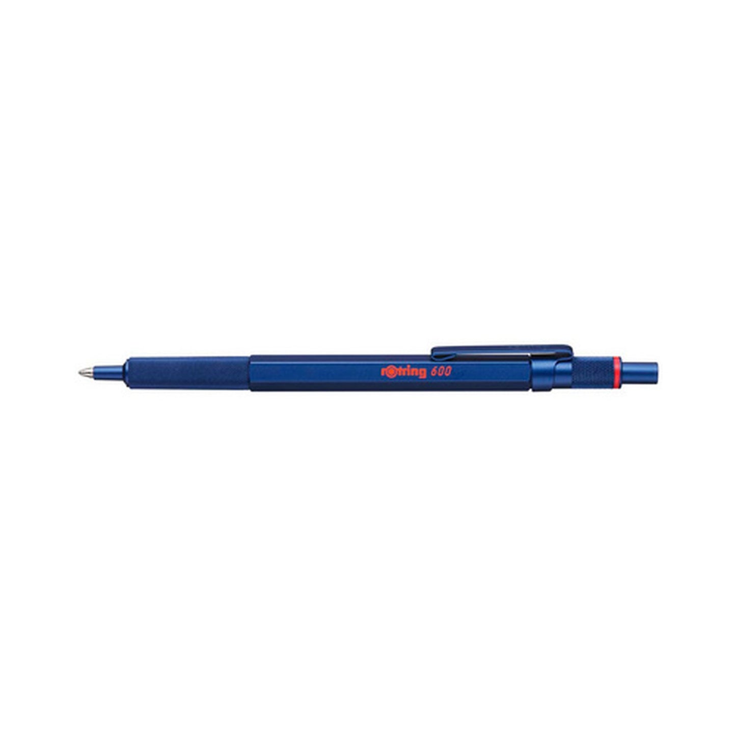 rotring Stylo à bille rétractable 600, bleu métallique
