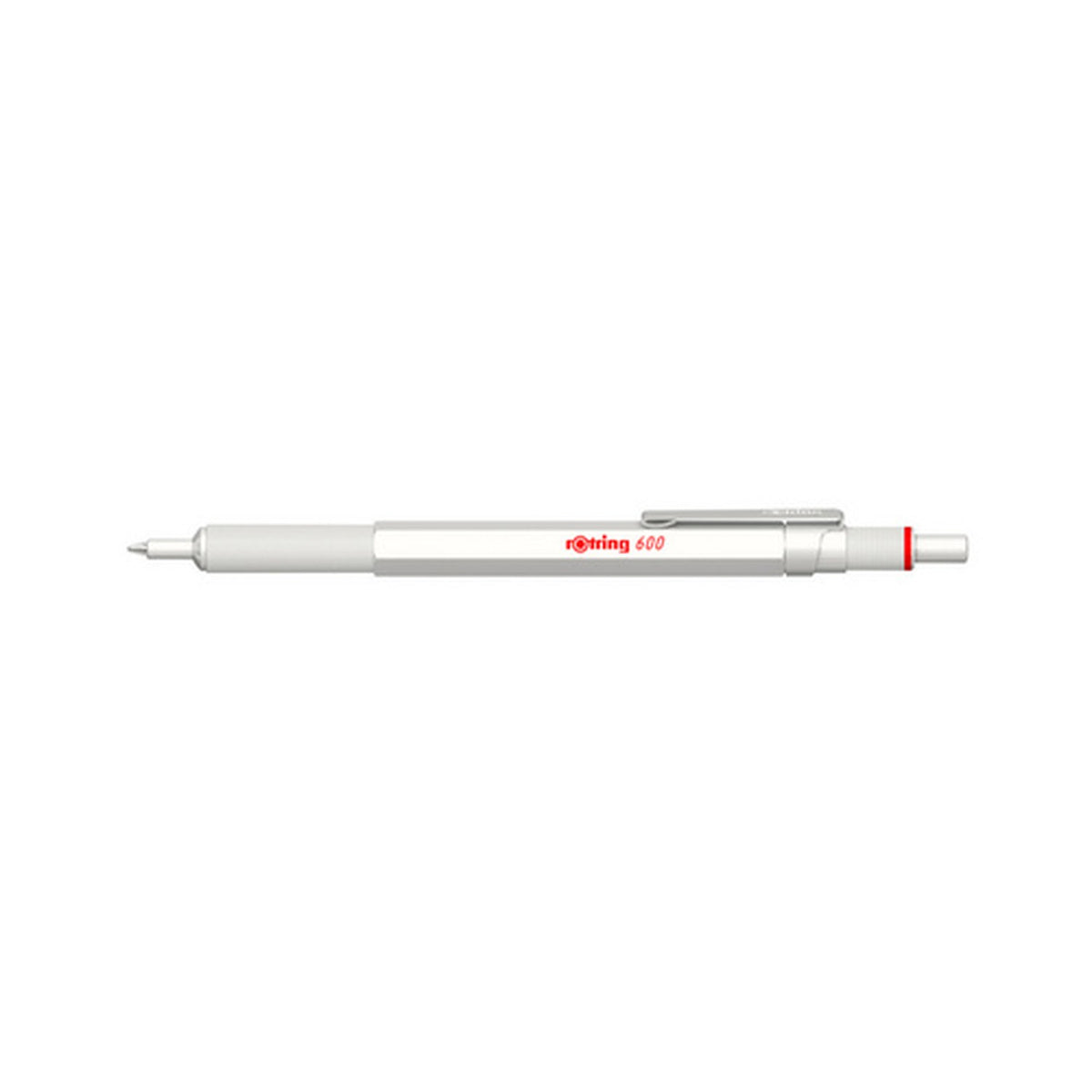 rotring Stylo à bille rétractable 600, perle blanche