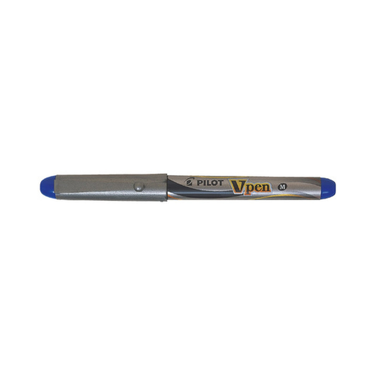 PILOT Stylo plume V-Pen silver, bleu