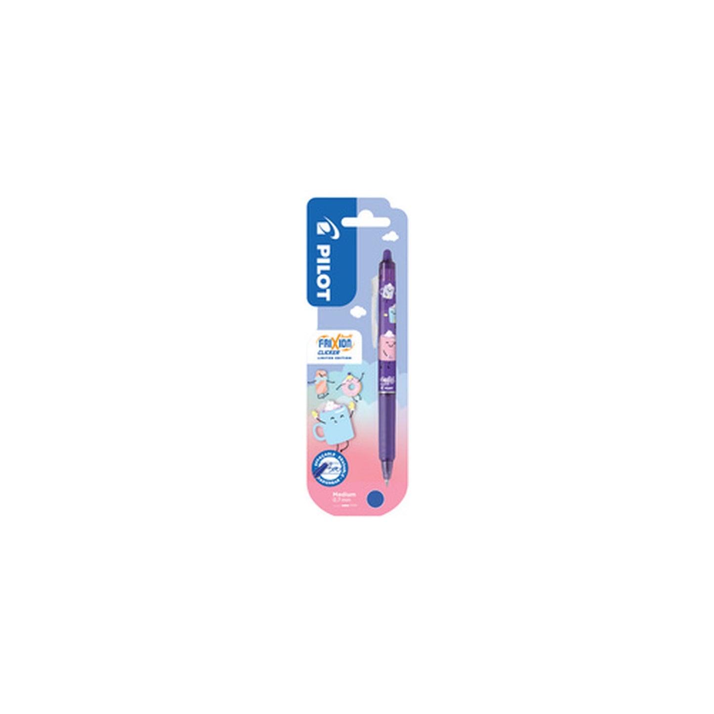 PILOT Stylo roller FRIXION BALL CLICKER 07 Fancy Winter