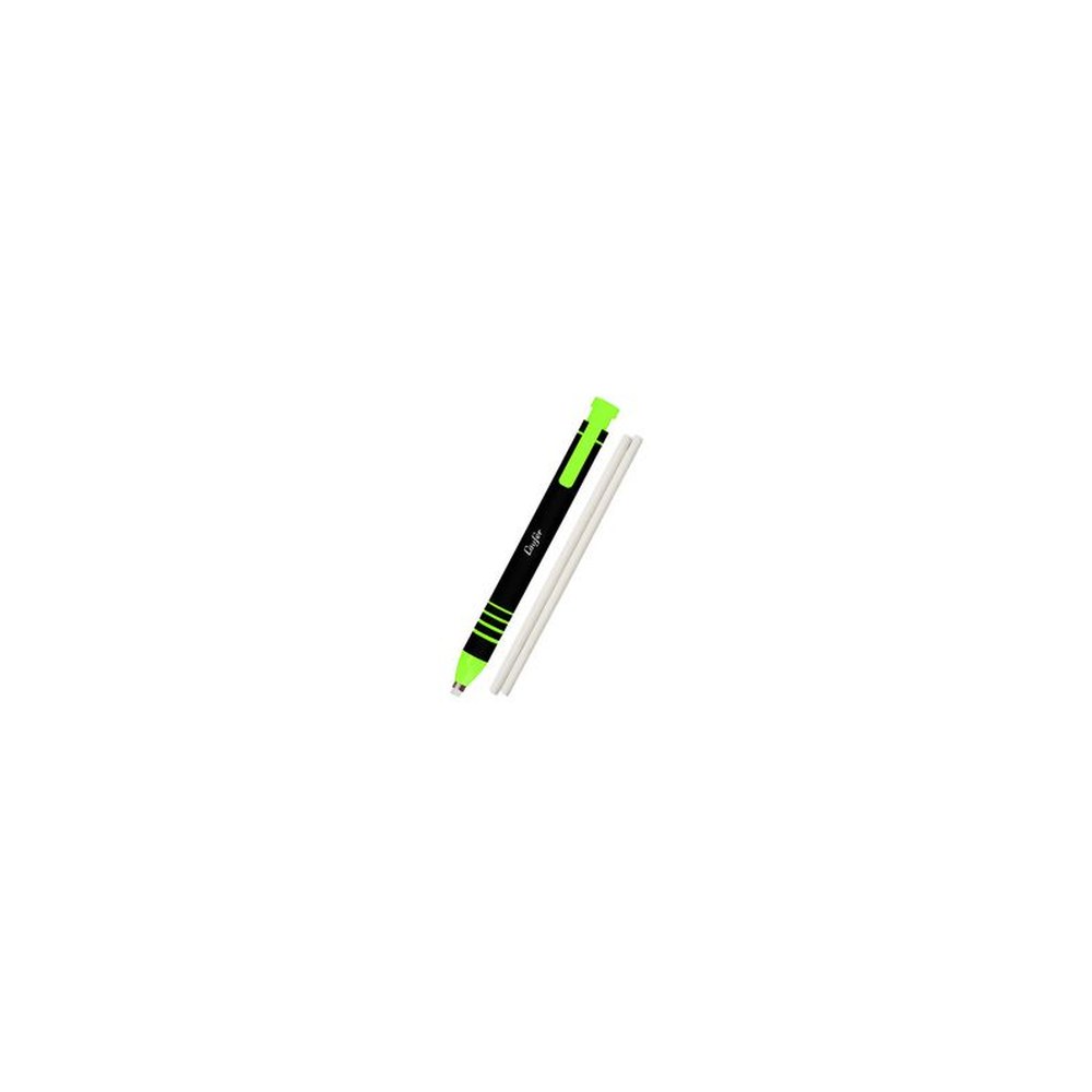 Läufer Stylo-gomme en plastique, 2 gommes de rechange, vert