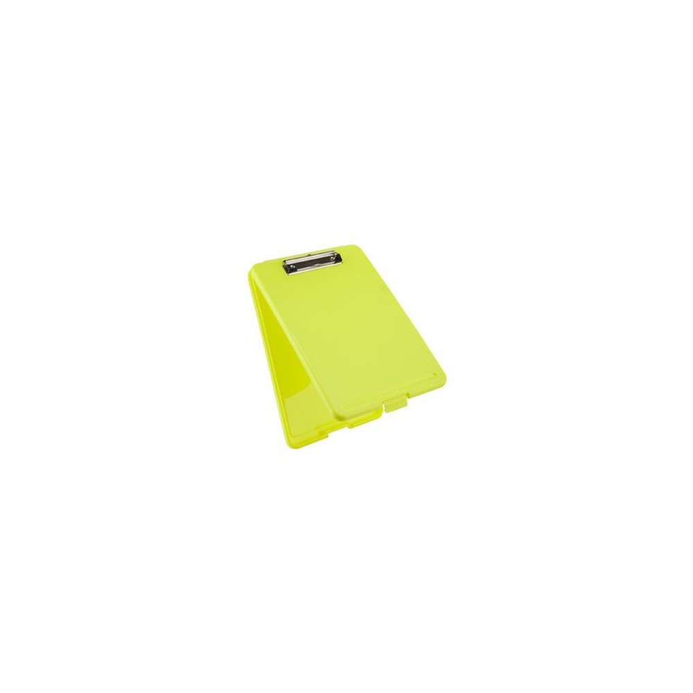 Läufer Porte-bloc à pince Safety, avec compartiment, jaune