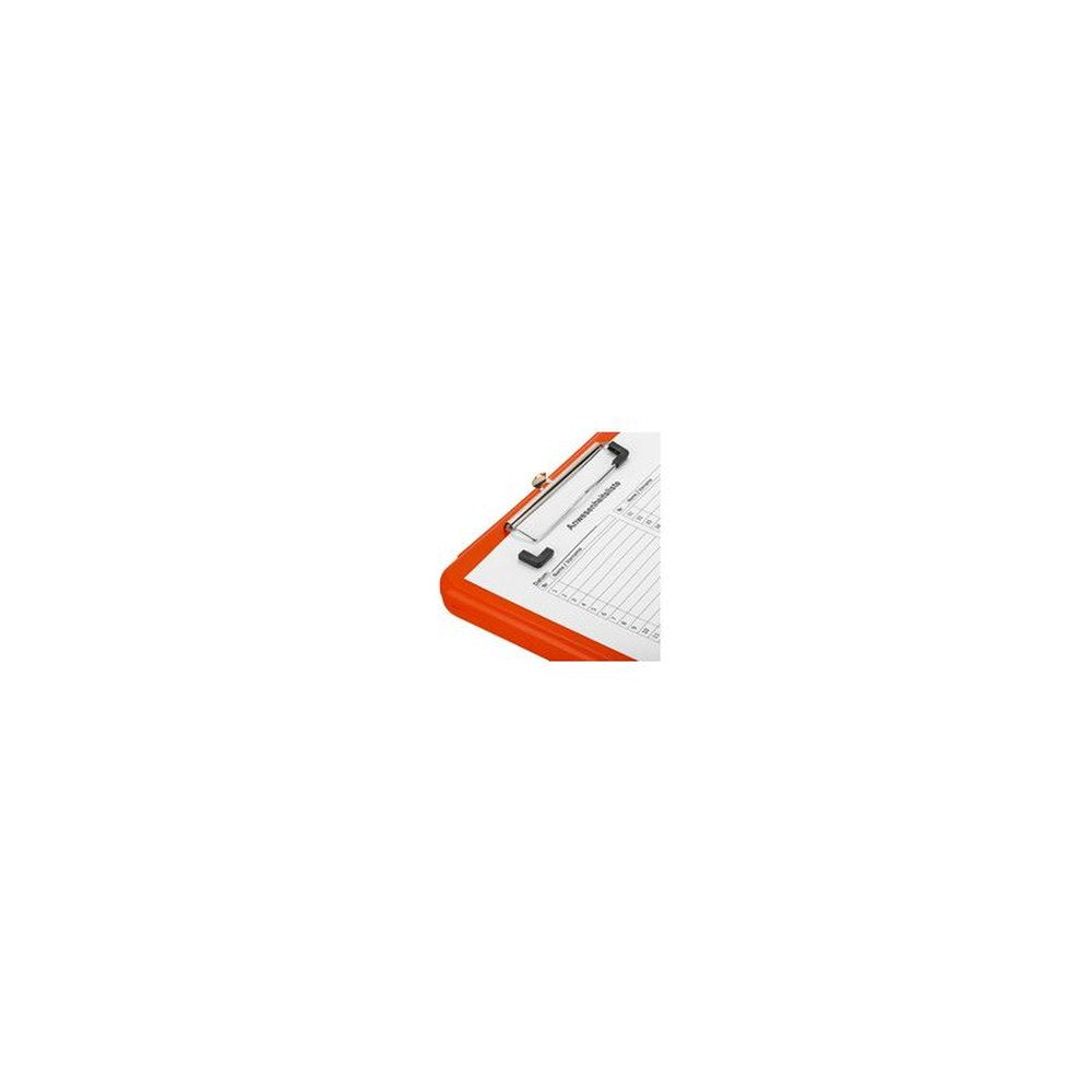 Läufer Porte-bloc à pince Safety, avec compartiment, orange