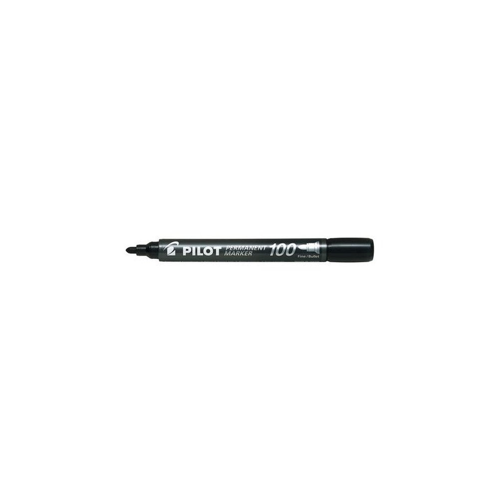PILOT Marqueur permanent 100, pointe ogive, noir