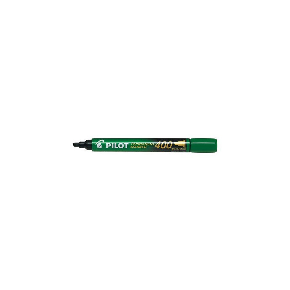 PILOT Marqueur permanent 400, pointe biseautée, vert