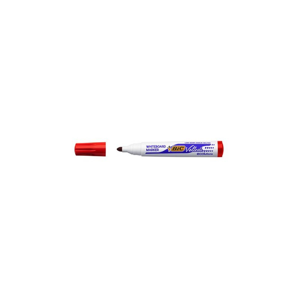 BIC Marqueur tableau blanc Velleda 1701 ECOlutions, rouge