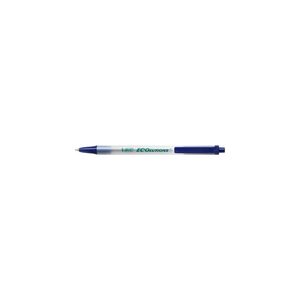 BIC Stylo à bille rétractable ECOlutions Clic Stic, bleu