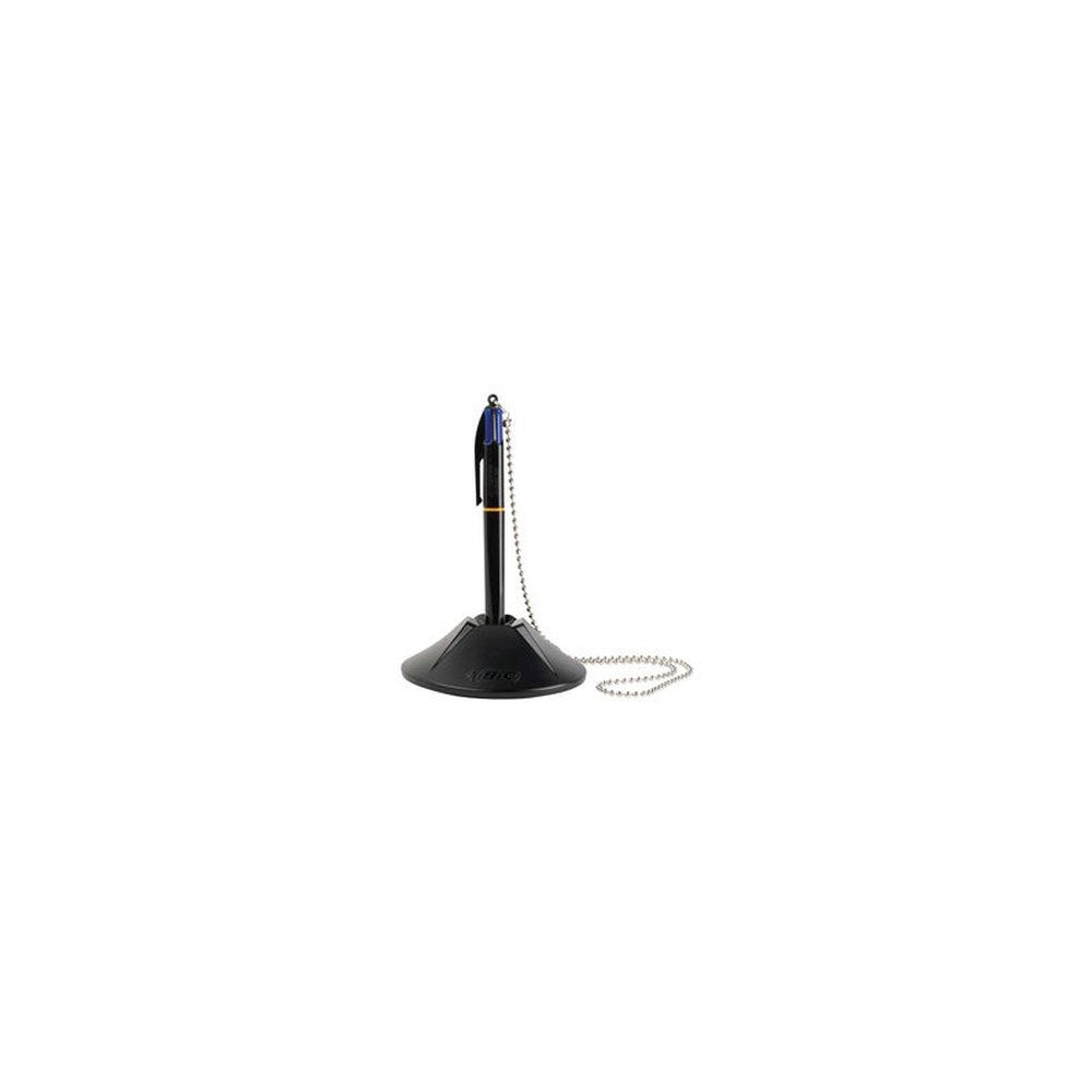 BIC Stylo à bille sur socle 4 Colours Counter Pen, noir