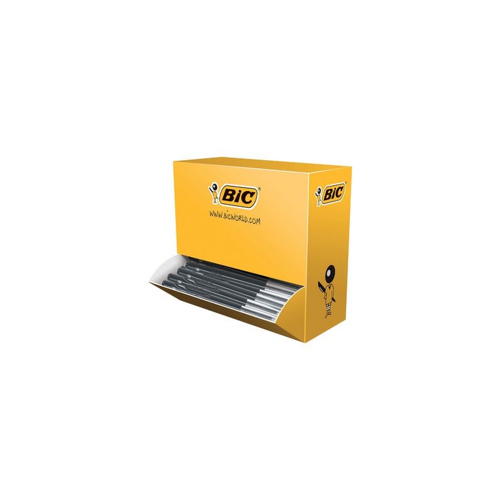 BIC Stylo à bille rétractable M10 clic, VALUE PACK, noir