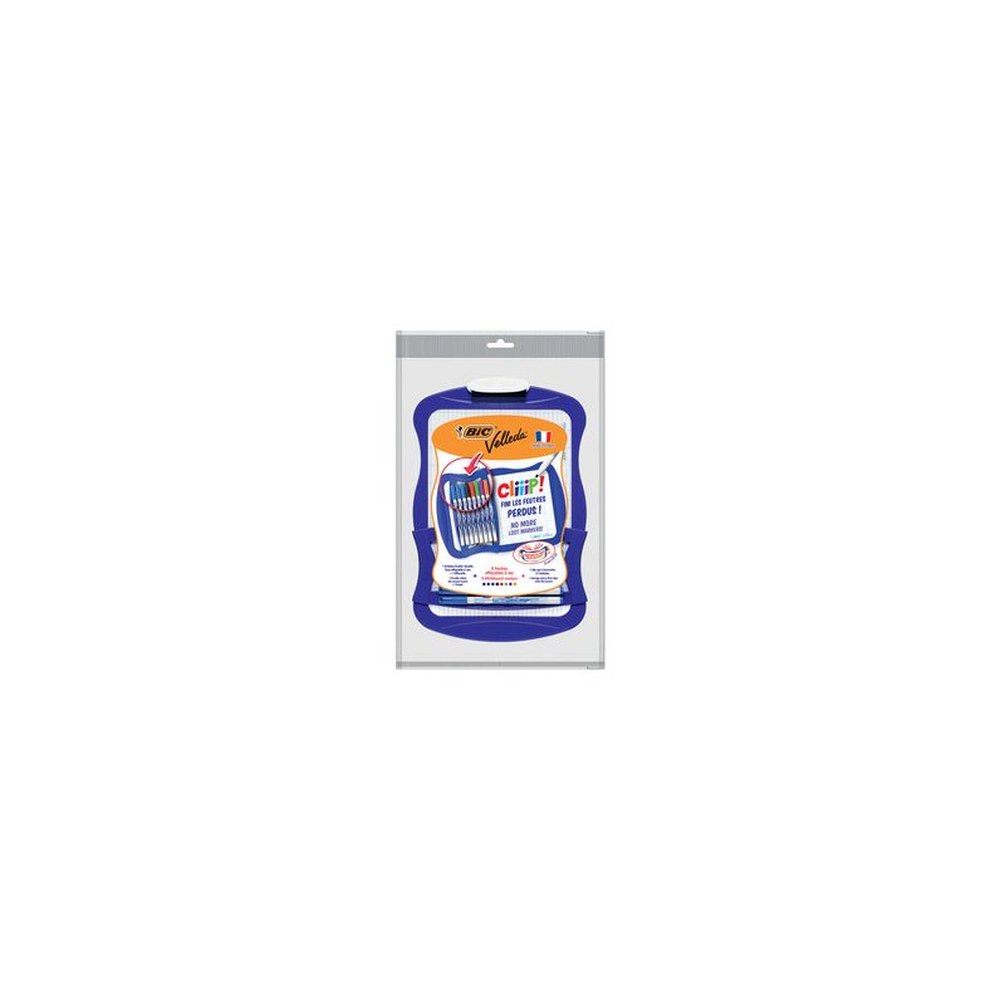 BIC Kit ardoise blanche Velleda, marqueur 1721 & effacette