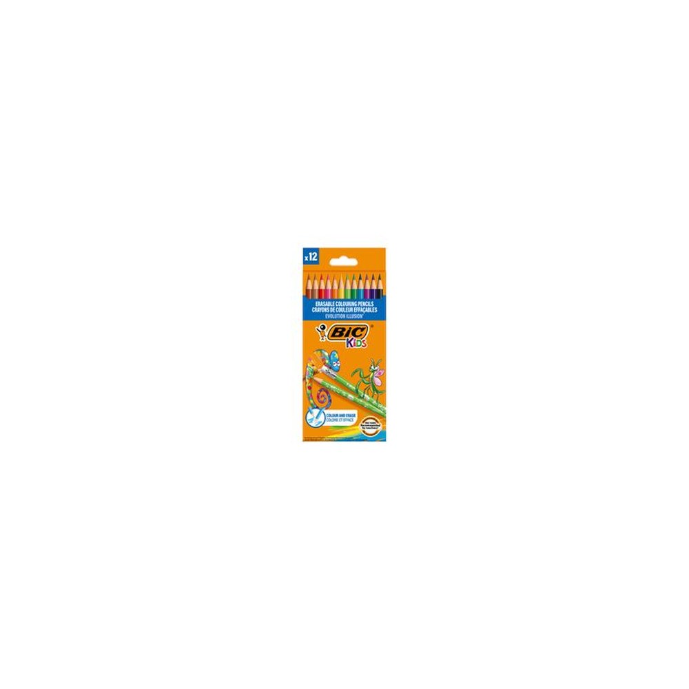 BIC KIDS Crayon de couleur EVOLUTION ILLUSION, gommable