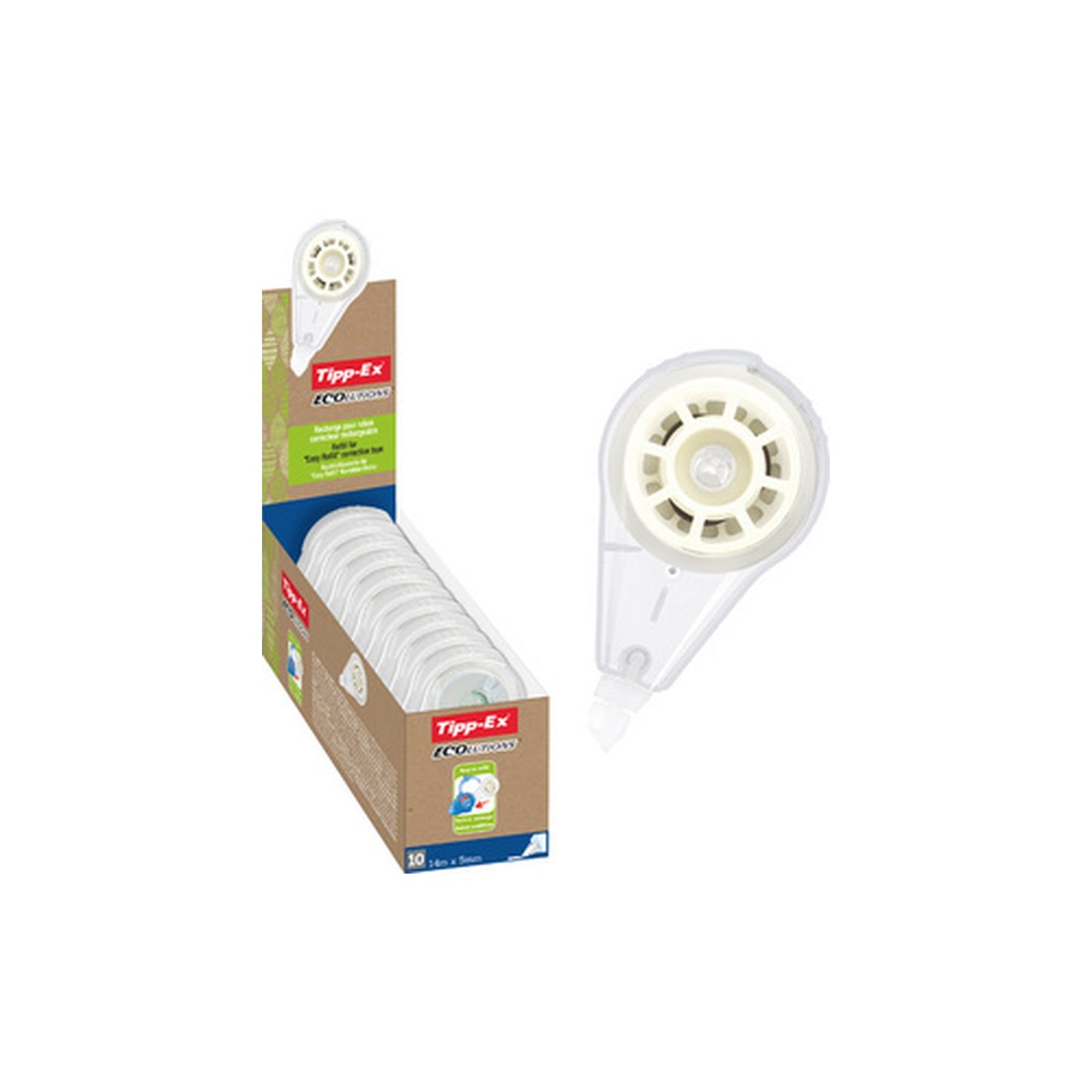 Tipp-Ex Cassette de recharge pour correcteur "Easy Refill" x10