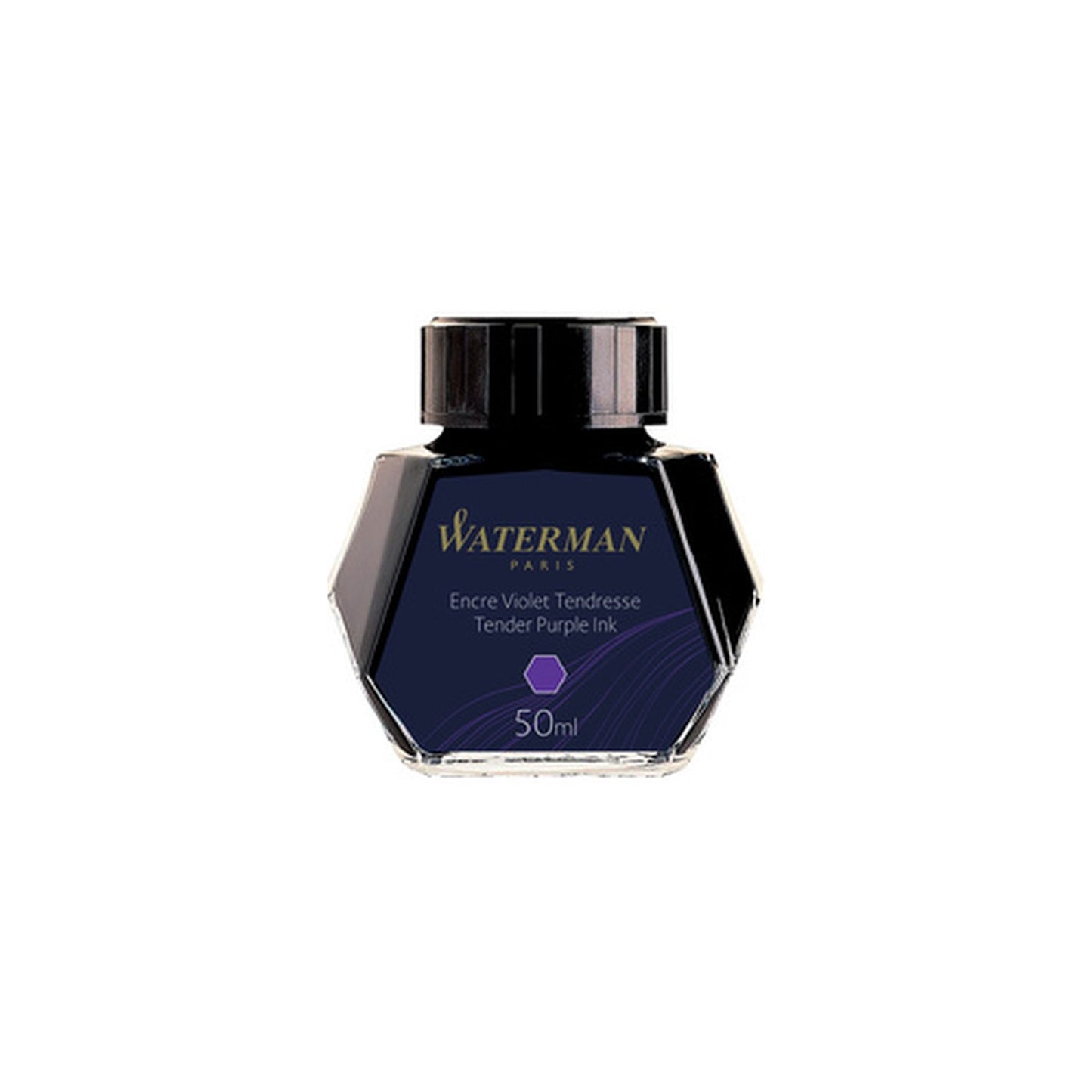 WATERMAN Flacon d'encre, contenu: 50 ml, en verre, violet
