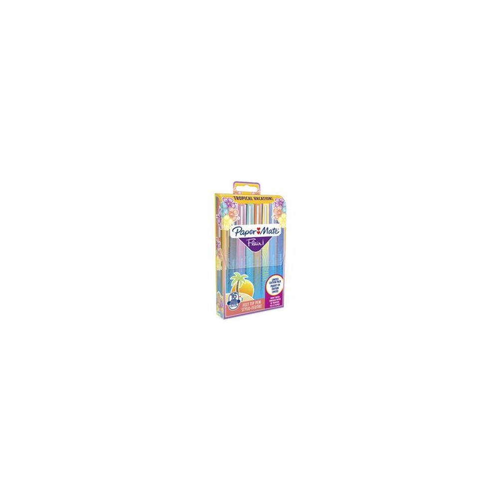 Paper:Mate Stylo feutre Flair TROPICAL VACATION, étui de 16