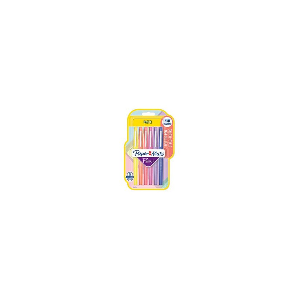 Paper:Mate Stylo feutre Flair PASTELL, blister de 6