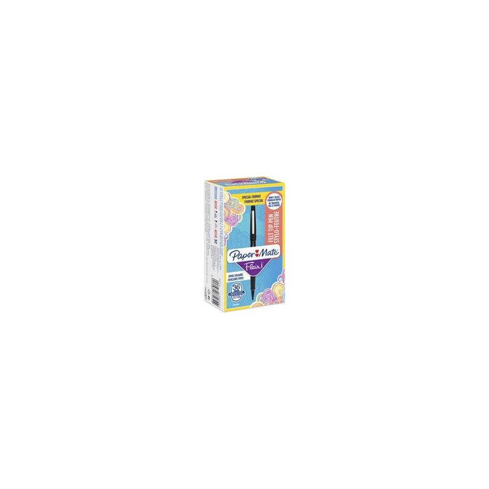 Paper:Mate Stylo feutre Flair Original, Value Pack, noir