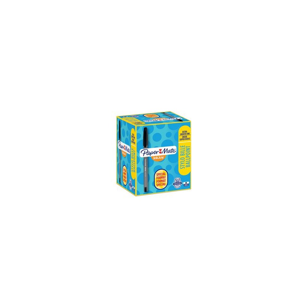 Paper:Mate Stylo à bille InkJoy 100, Value pack, noir