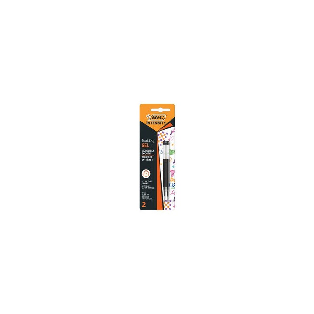 BIC Recharge pour stylo Intensity Quick Dry, S, bleu