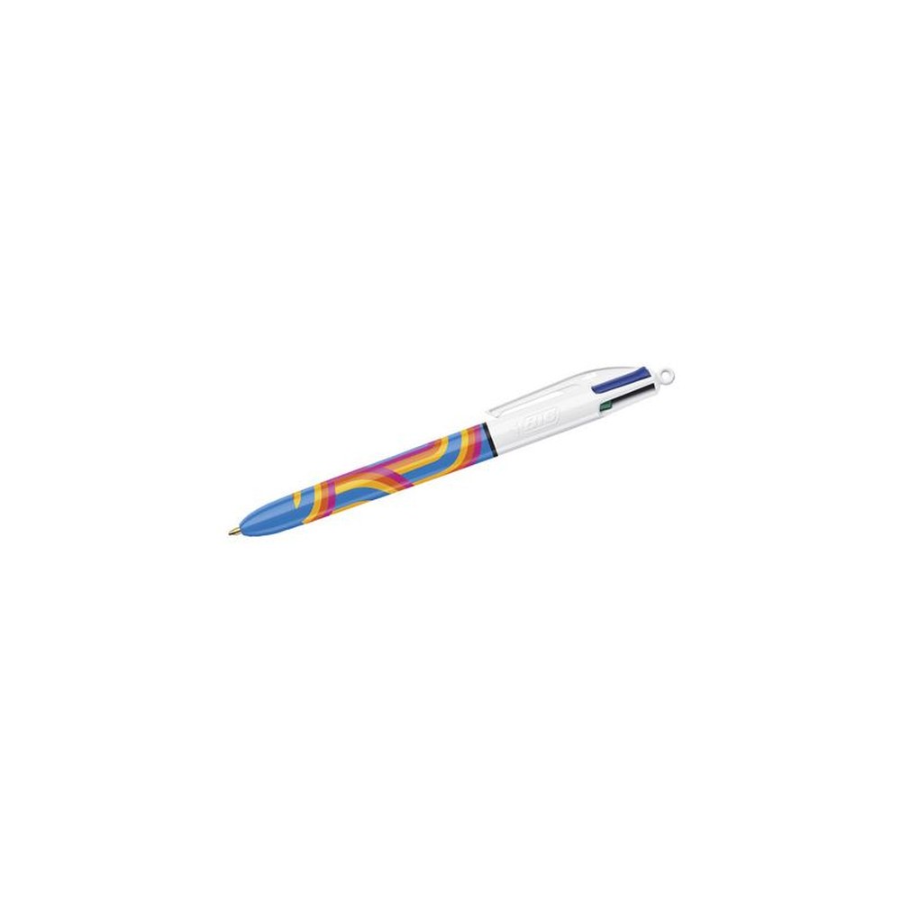 BIC Stylo à bille rétractable 4 Colours Lines